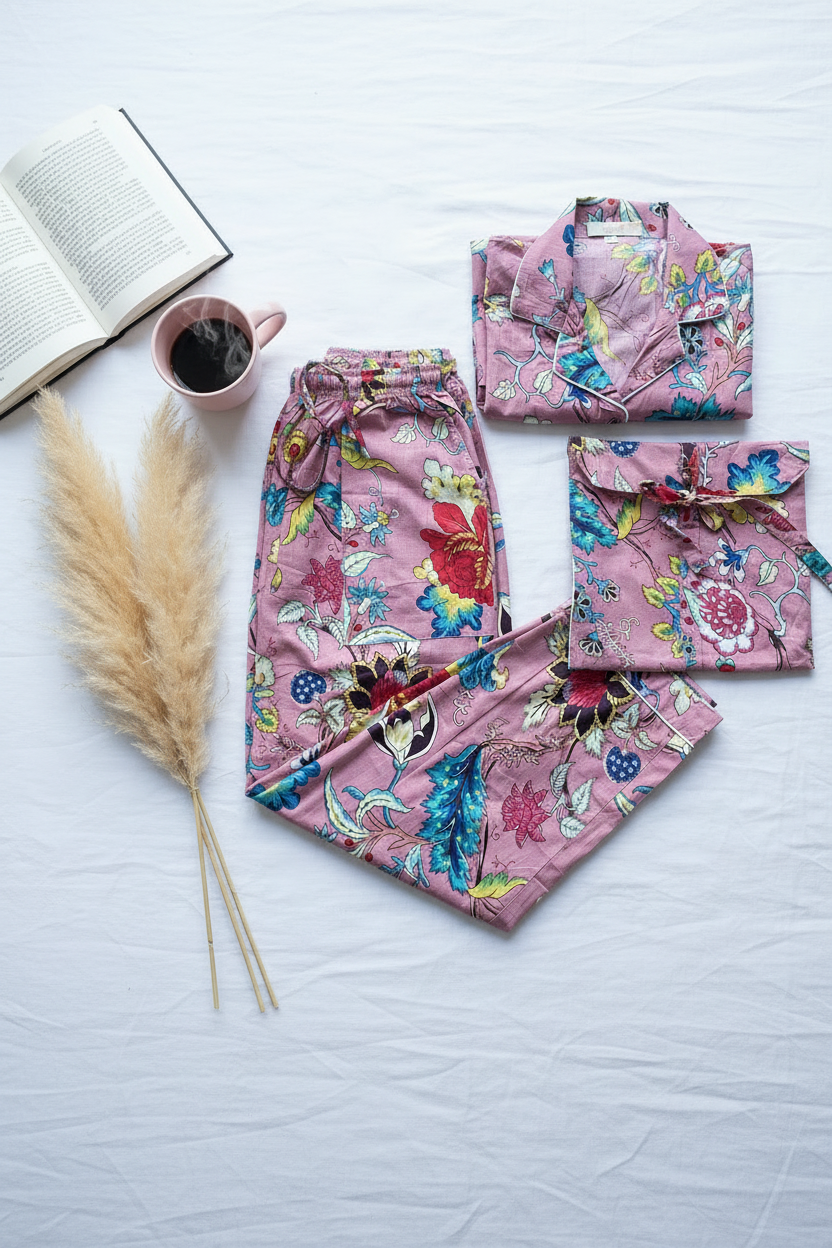 Birds of Paradise flat lay vertical