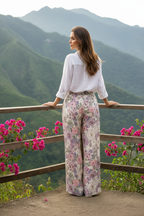 Kyoto Pants Print Floral - Vista Trasera Mirador