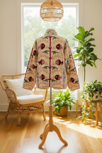 Chaqueta bordada - vista trasera boho editorial