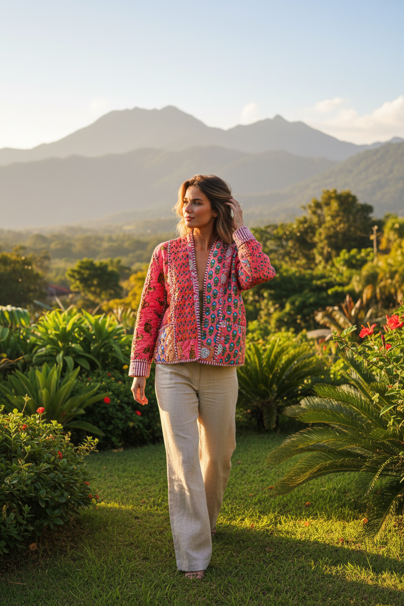 Patchwork-Jacke