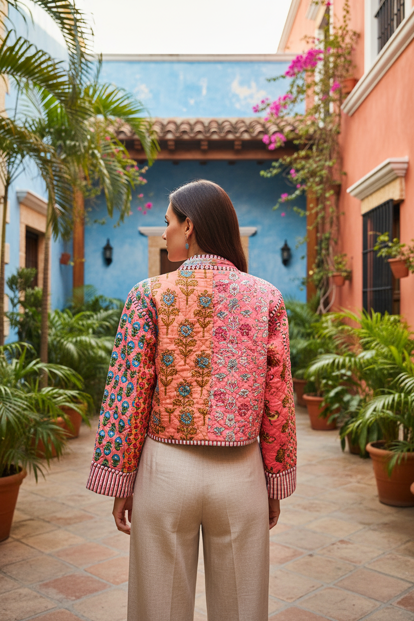 Patchwork-Jacke