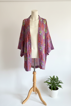 Kimono lavanda tropical maniquí
