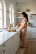 Pijama coral botanical - cocina