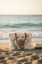 Tote Bordada Playa