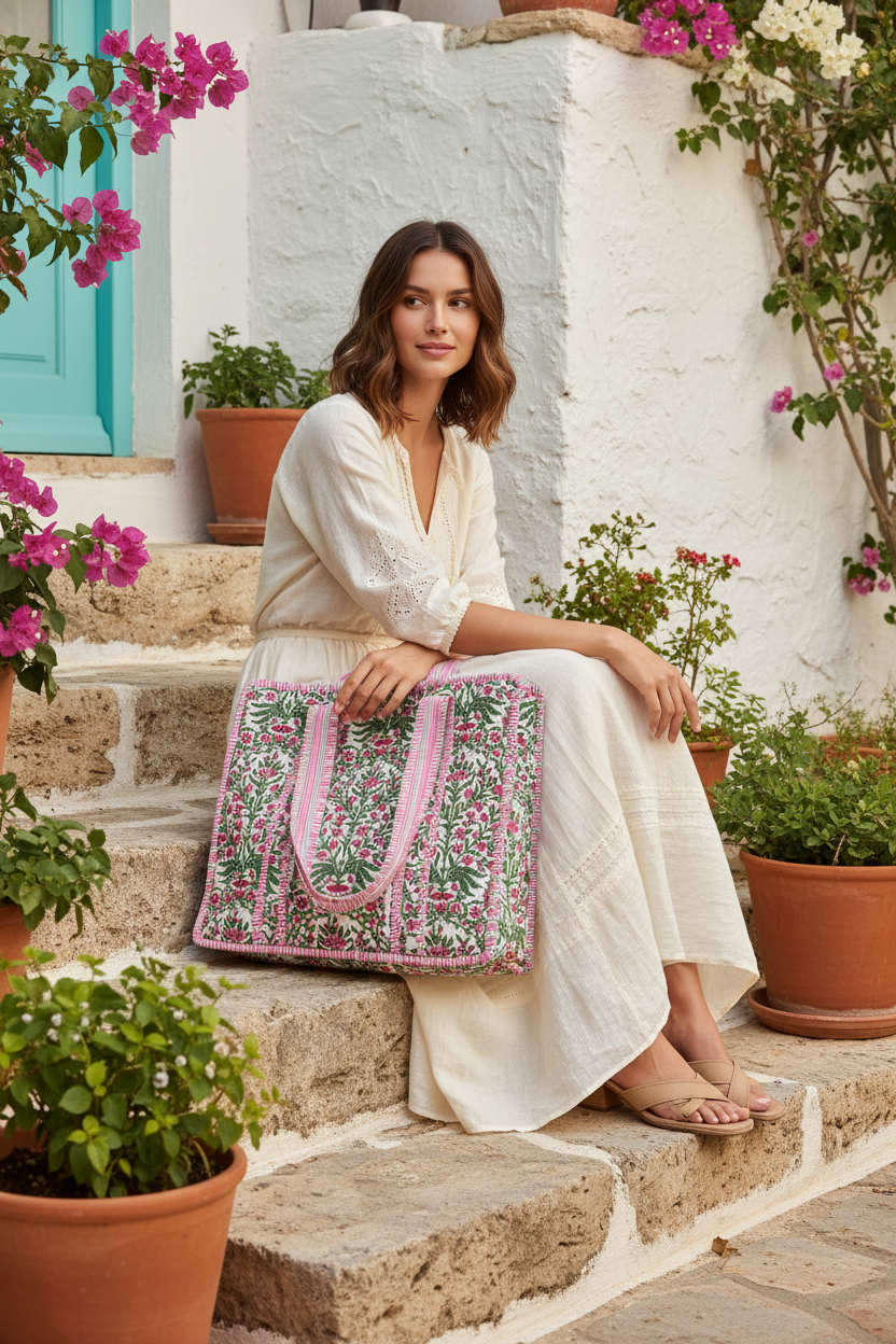 Tote Verde Escaleras
